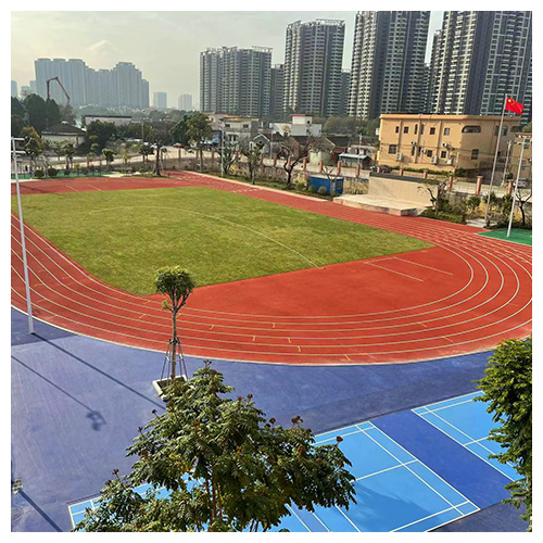 天津中山东凤镇中心小学无缝预制型跑道